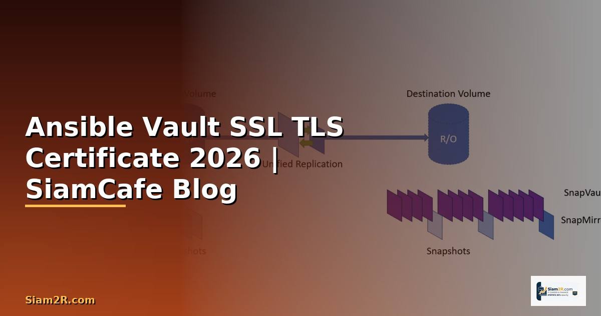 Ansible Vault SSL TLS Certificate