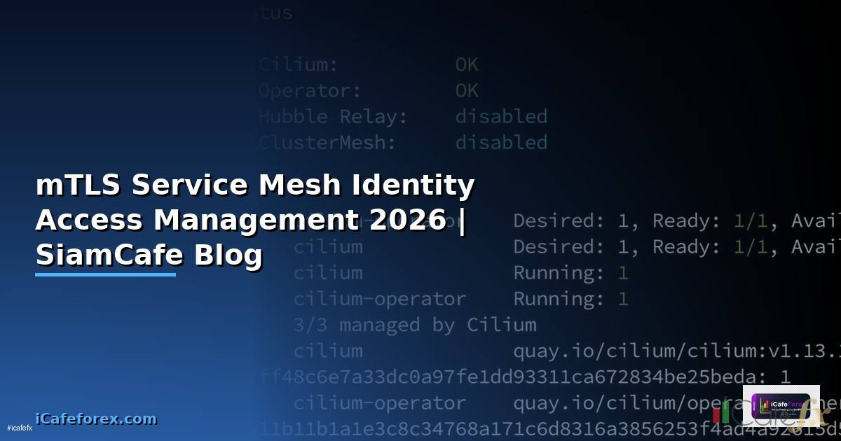 mTLS Service Mesh Identity Access Management — คู่มือฉบับสมบูรณ์ 2026