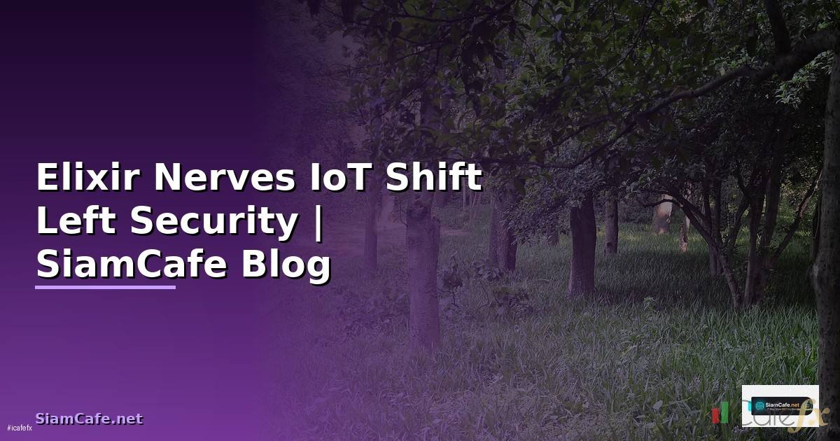 Elixir Nerves IoT Shift Left Security