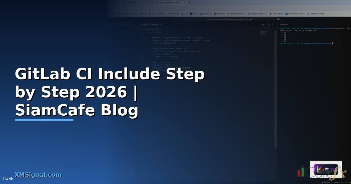 GitLab CI Include สำหรับมือใหม่ Step by Step