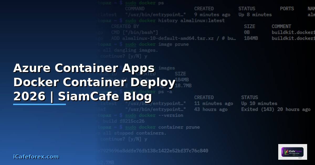Azure Container Apps Docker Container Deploy
