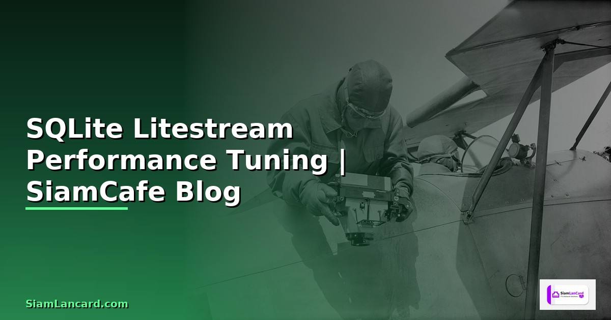 SQLite Litestream Performance Tuning