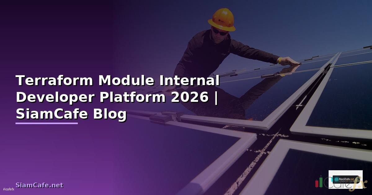Terraform Module Internal Developer Platform