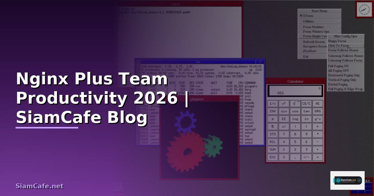 Nginx Plus Team Productivity — คู่มือฉบับสมบูรณ์ 2026