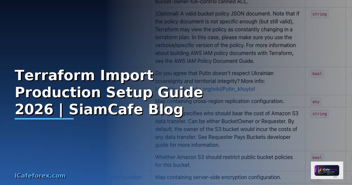 Terraform Import Production Setup Guide