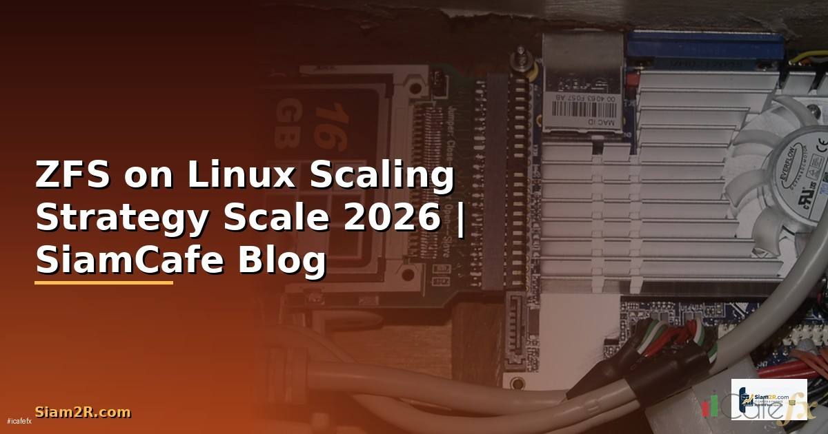 ZFS on Linux Scaling Strategy วิธี Scale