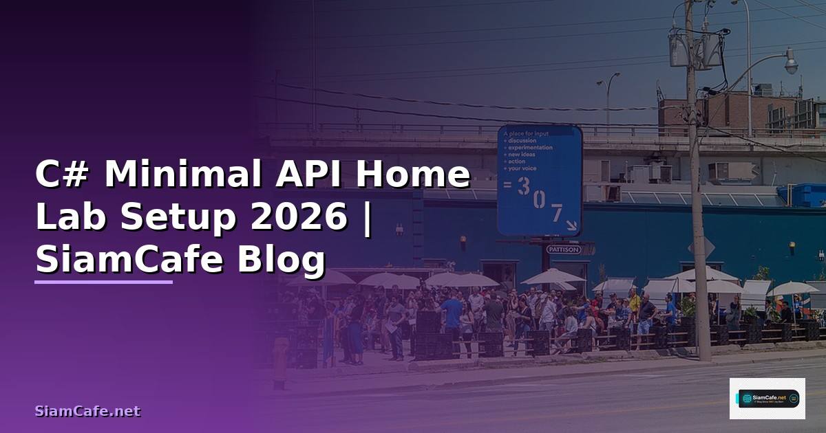 C# Minimal API Home Lab Setup