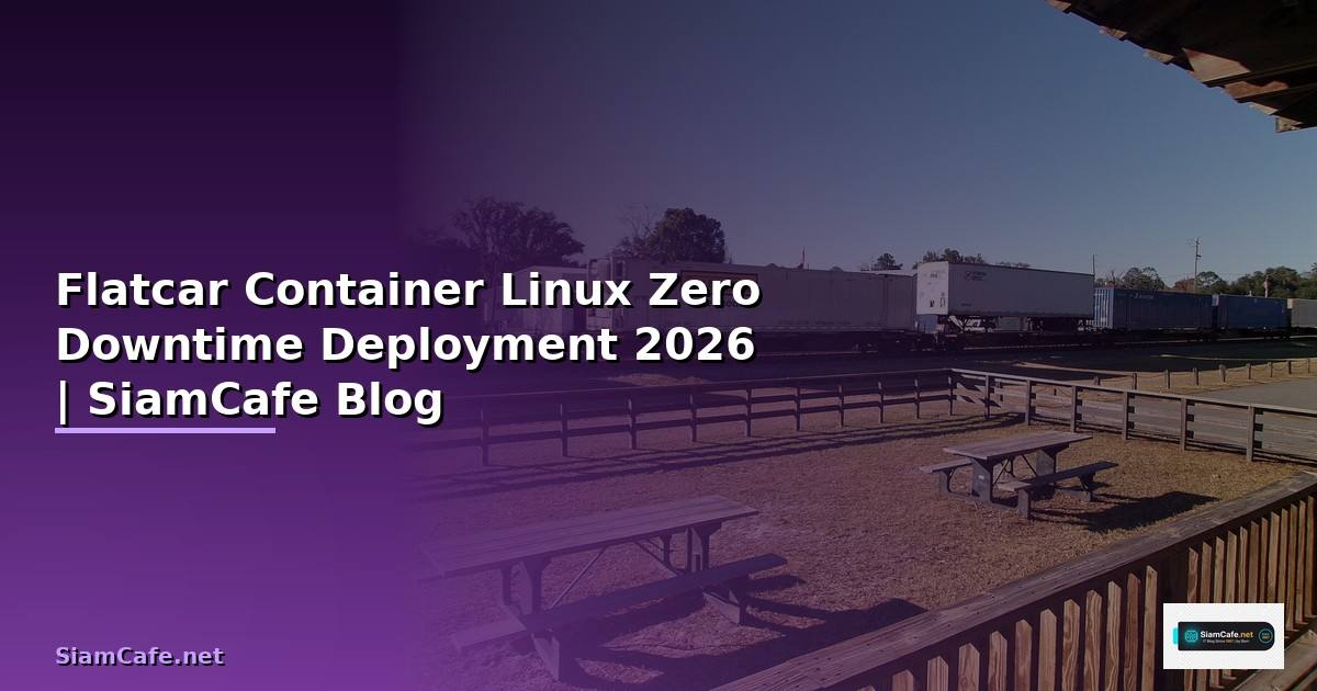Flatcar Container Linux Zero Downtime Deployment
