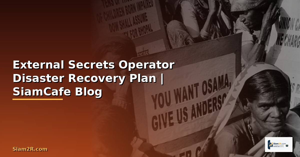 External Secrets Operator Disaster Recovery Plan