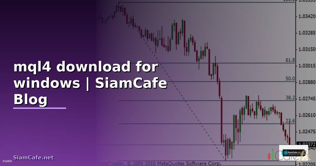 mql4 download for windows