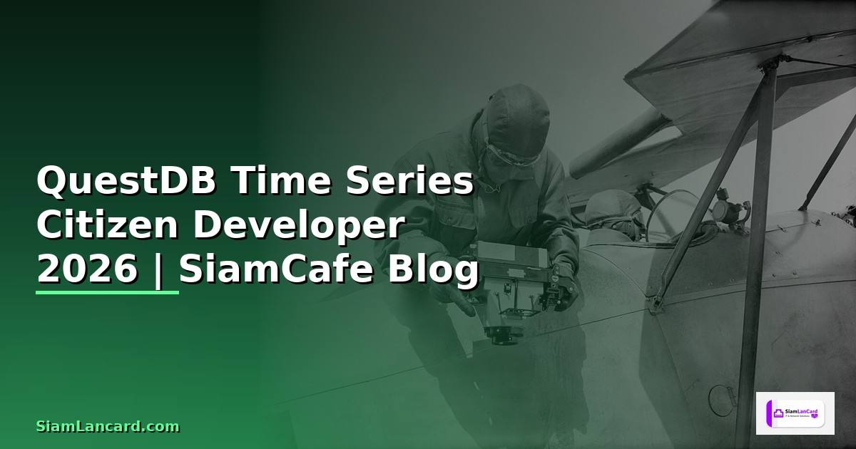 QuestDB Time Series Citizen Developer