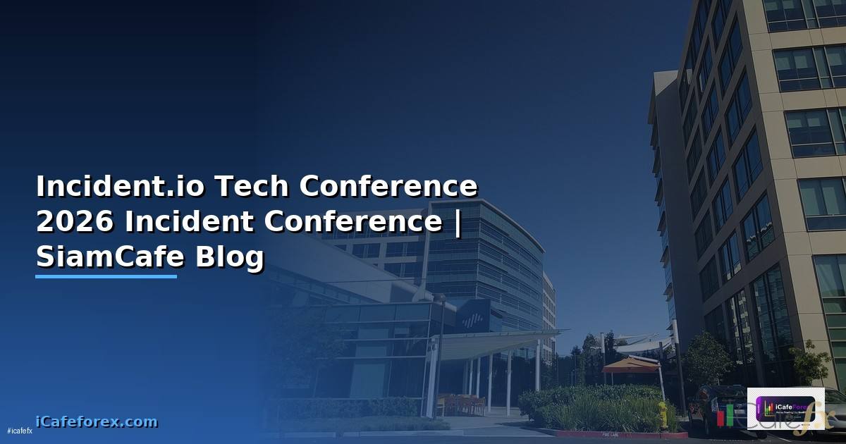 Incident.io Tech Conference 2026 — จัดการ