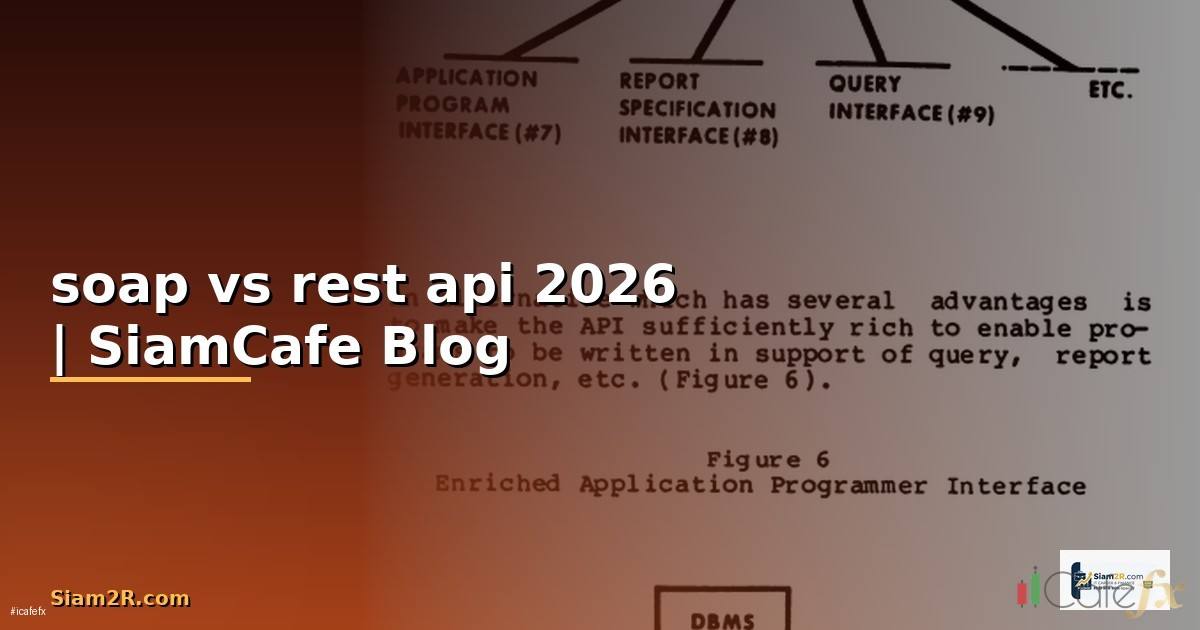 soap vs rest api — ข้อมูลครบถ้วน 2026