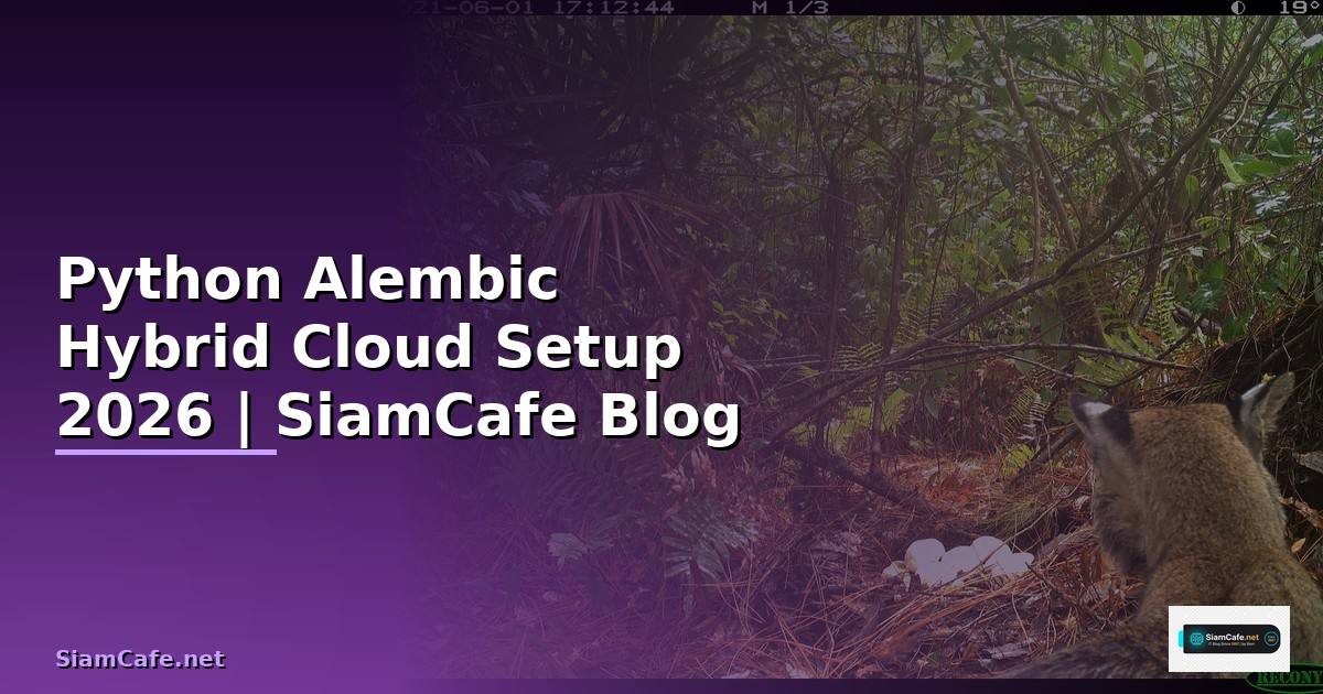 Python Alembic Hybrid Cloud Setup