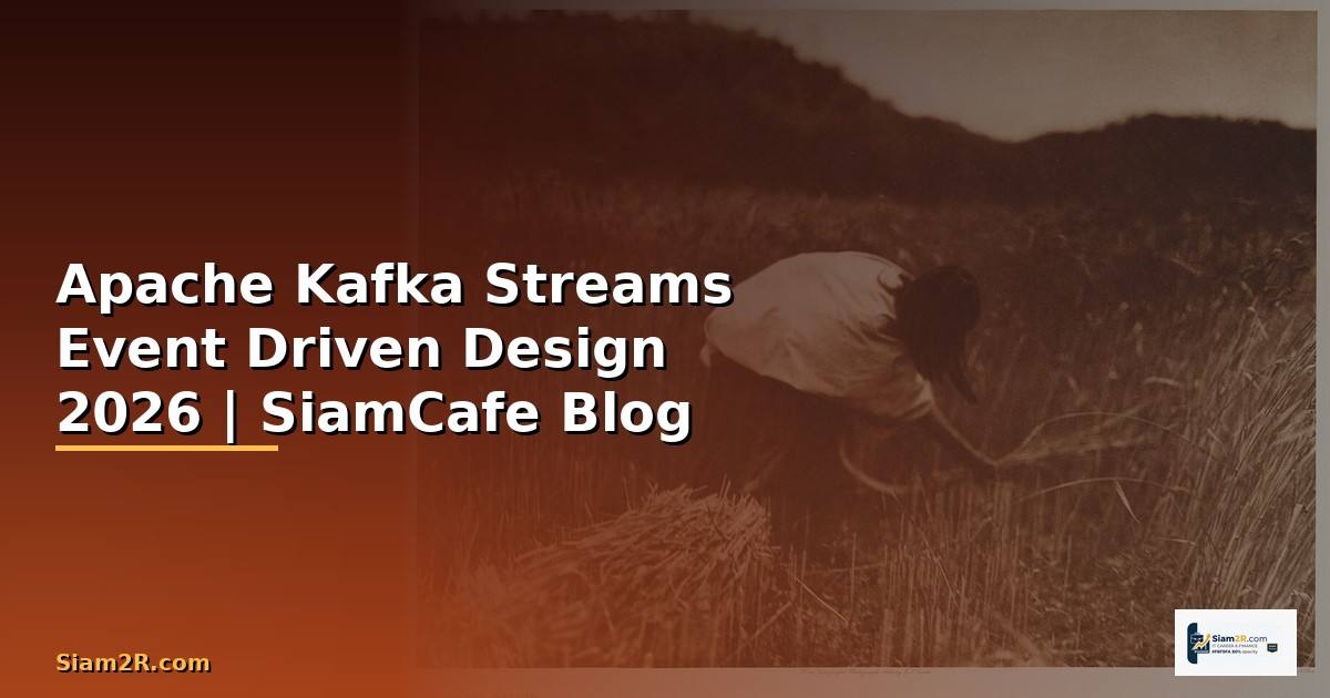 Apache Kafka Streams Event Driven Design