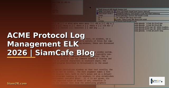 ACME Protocol Log Management ELK