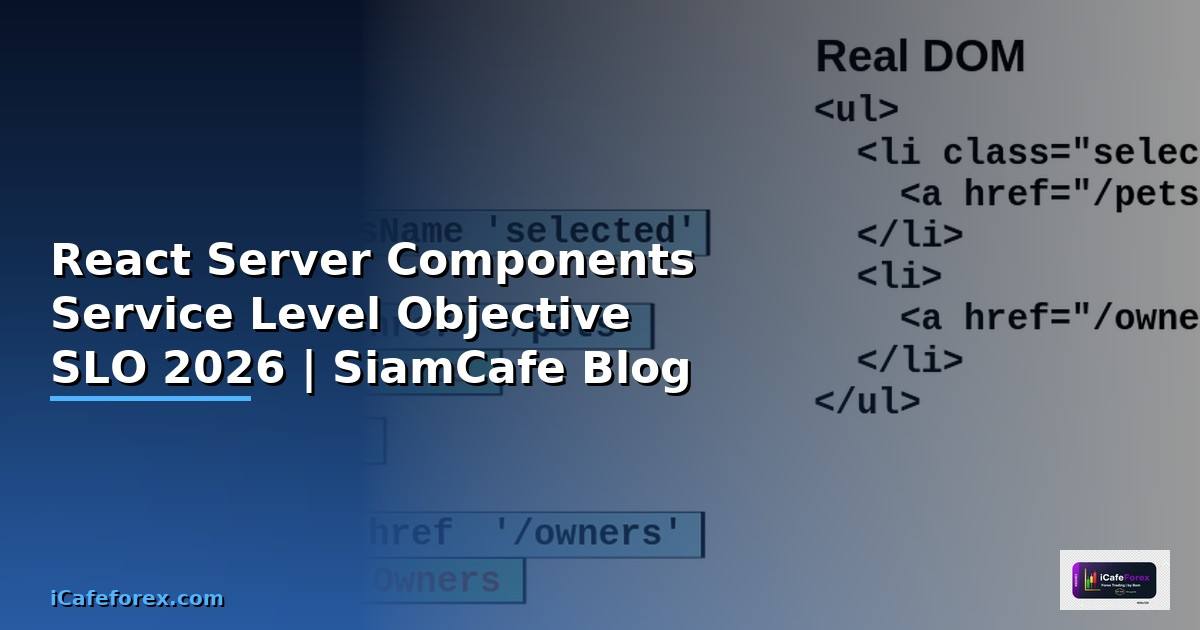 React Server Components Service Level Objective