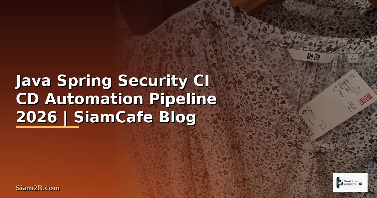 Java Spring Security CI CD Automation Pipeline