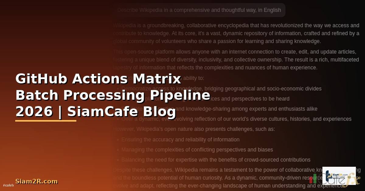 GitHub Actions Matrix Batch Processing Pipeline