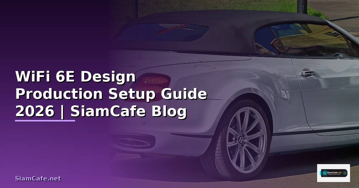 WiFi 6E Design Production Setup Guide