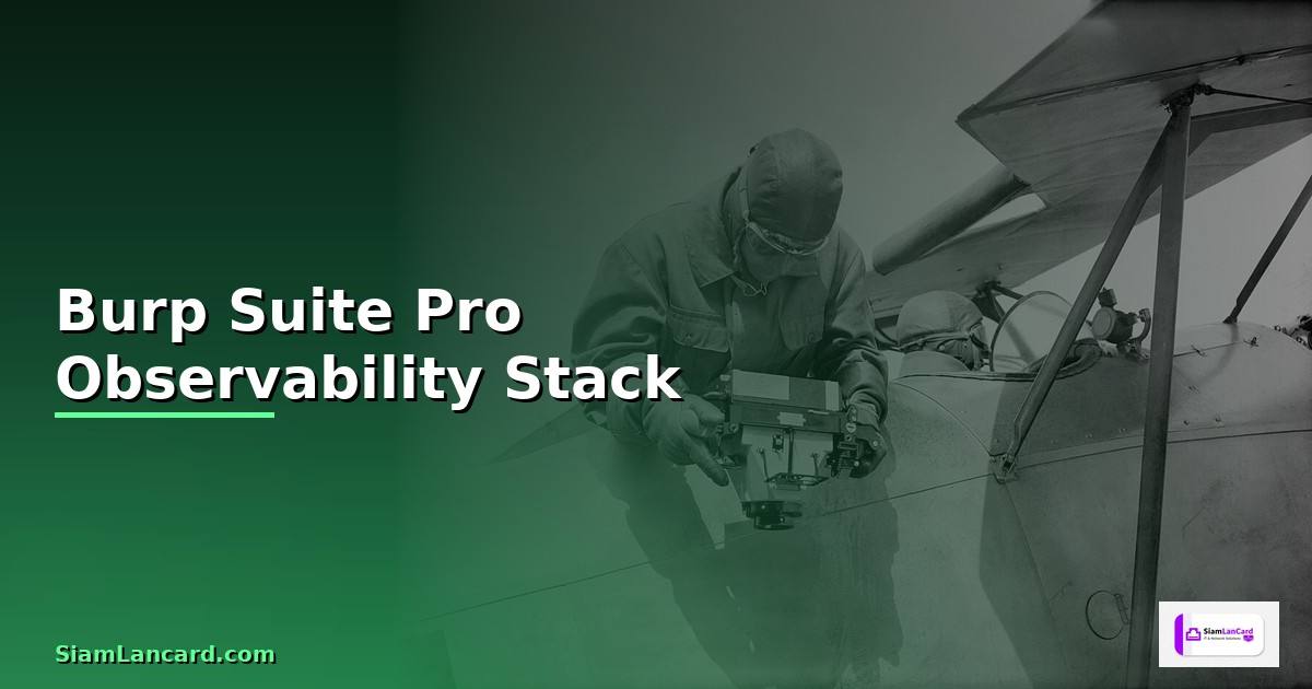 Burp Suite Pro Observability Stack —
