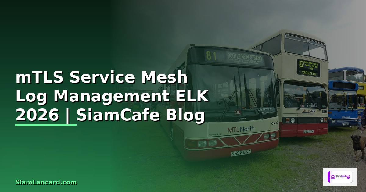 mTLS Service Mesh Log Management ELK