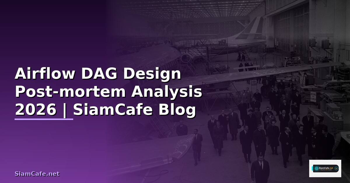 Airflow DAG Design Post-mortem Analysis — คู่มือฉบับสมบูรณ์ 2026