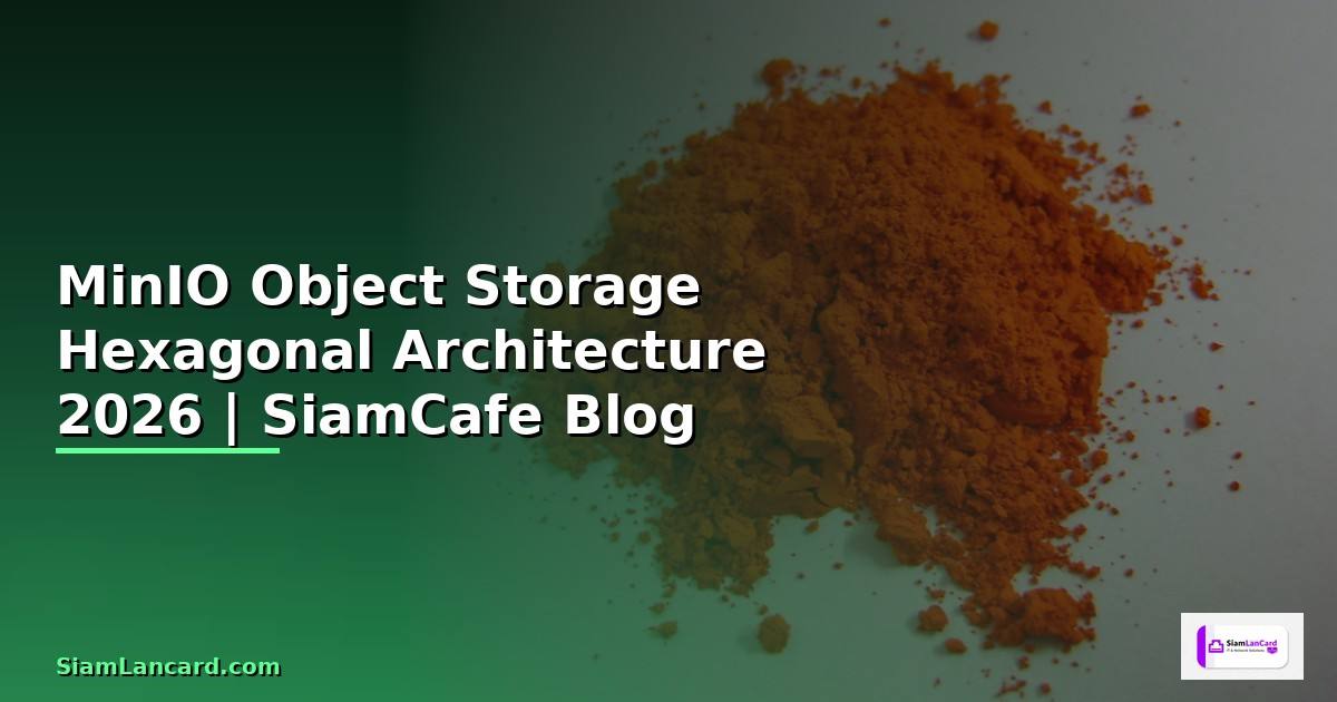 MinIO Object Storage Hexagonal Architecture