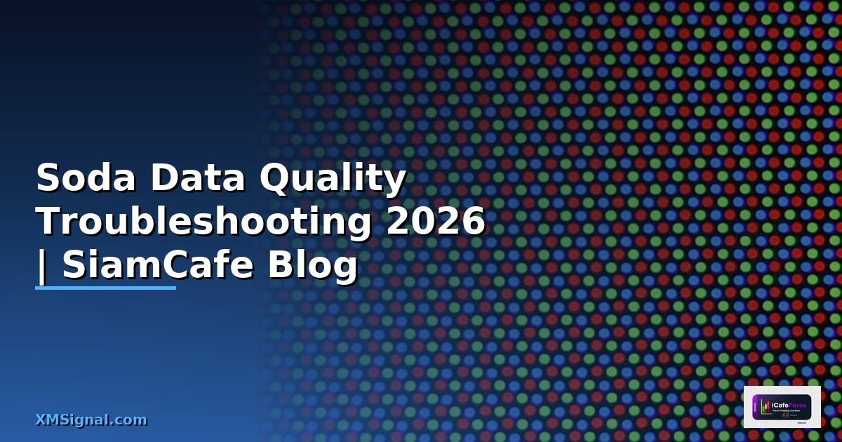 Soda Data Quality Troubleshooting แก้ปัญหา