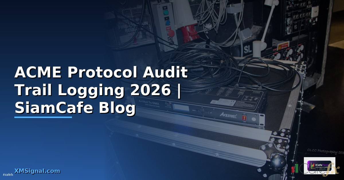 ACME Protocol Audit Trail Logging