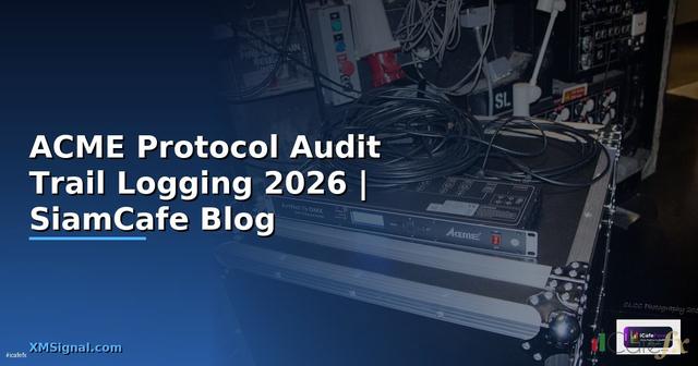ACME Protocol Audit Trail Logging