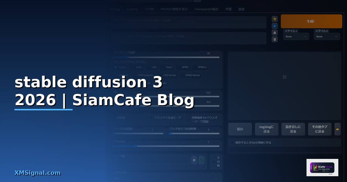 stable diffusion 3 — ข้อมูลครบถ้วน 2026