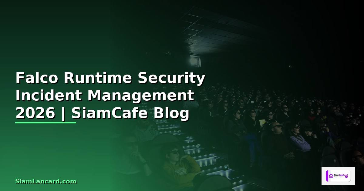 Falco Runtime Security Incident Management