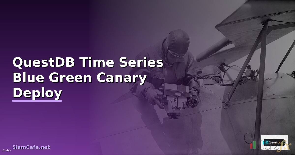 QuestDB Time Series Blue Green Canary Deploy —