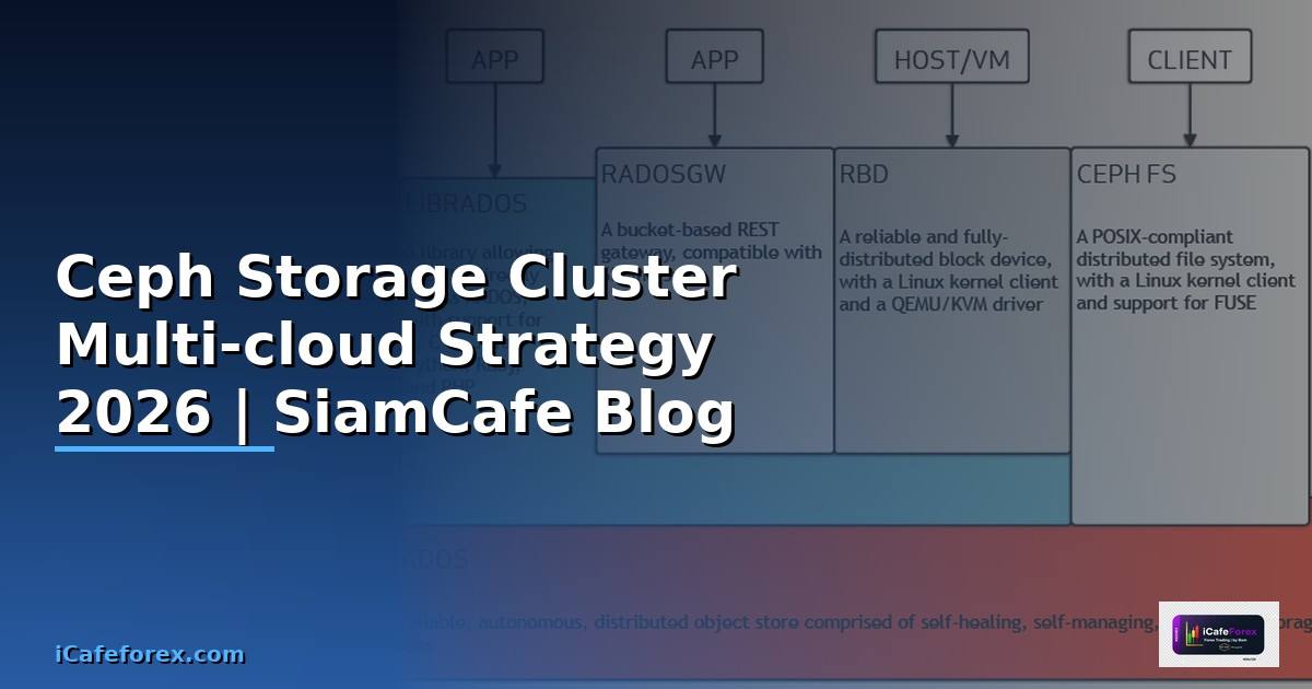 Ceph Storage Cluster Multi-cloud Strategy