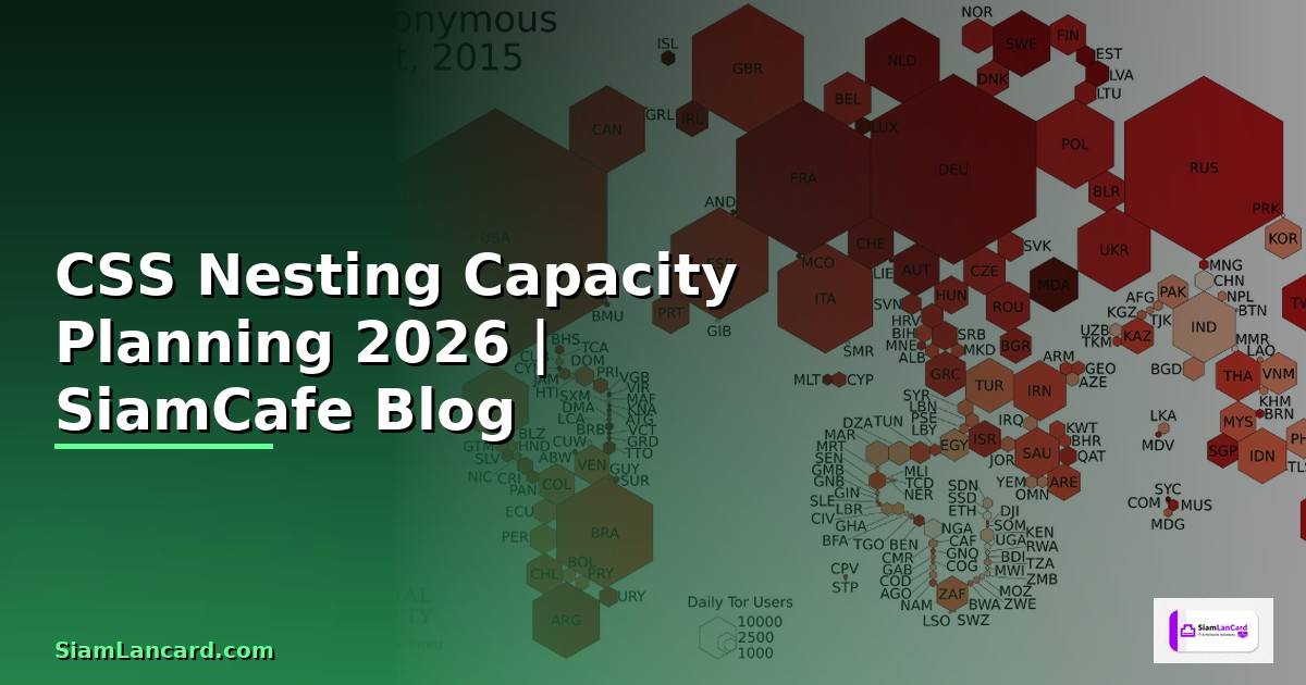 CSS Nesting Capacity Planning