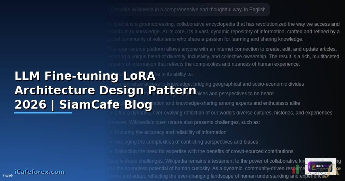 LLM Fine-tuning LoRA Architecture Design Pattern