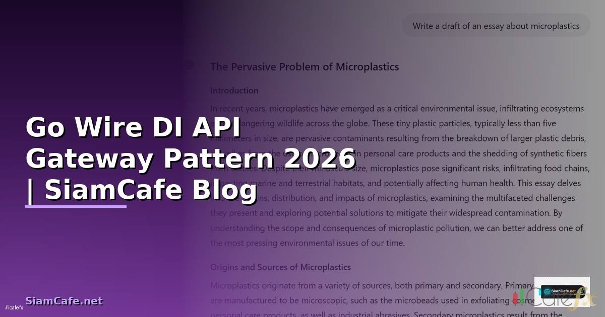 Go Wire DI API Gateway Pattern