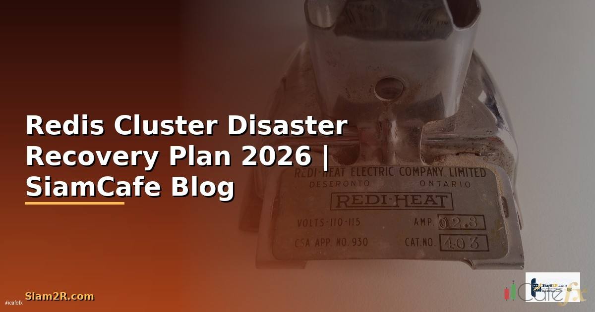 Redis Cluster Disaster Recovery Plan