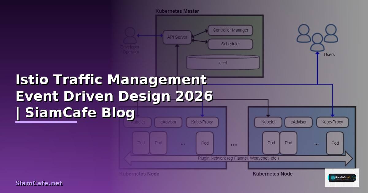 Istio Traffic Management Event Driven Design