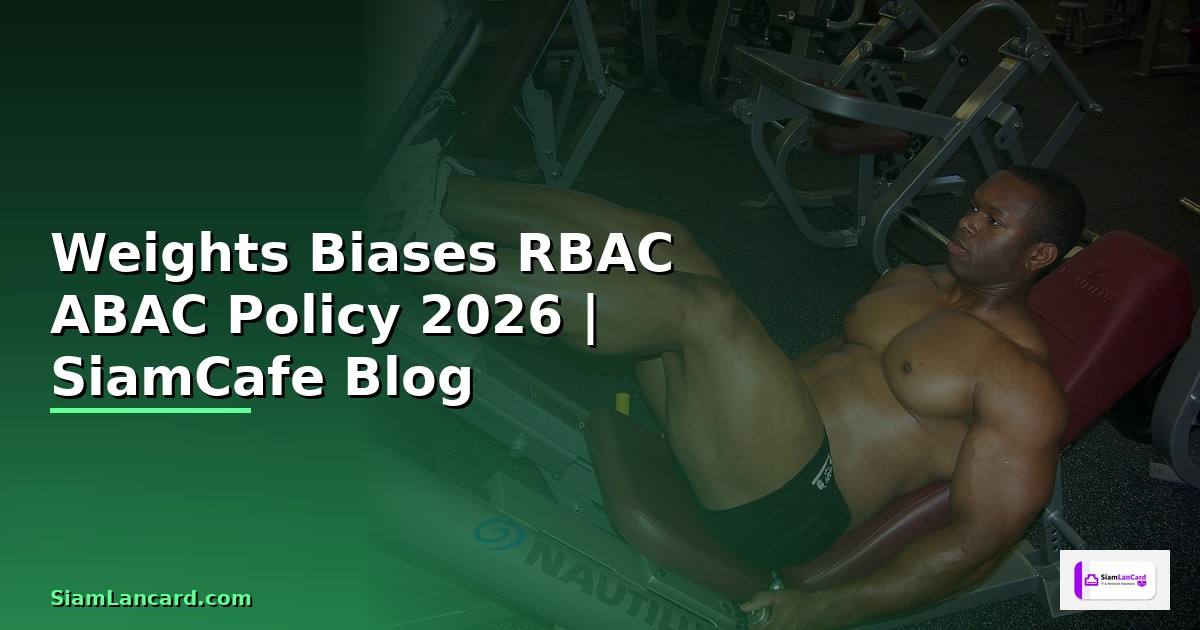 Weights Biases RBAC ABAC Policy