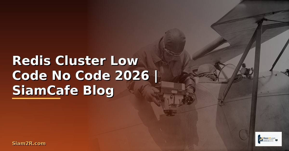 Redis Cluster Low Code No Code — คู่มือฉบับสมบูรณ์ 2026