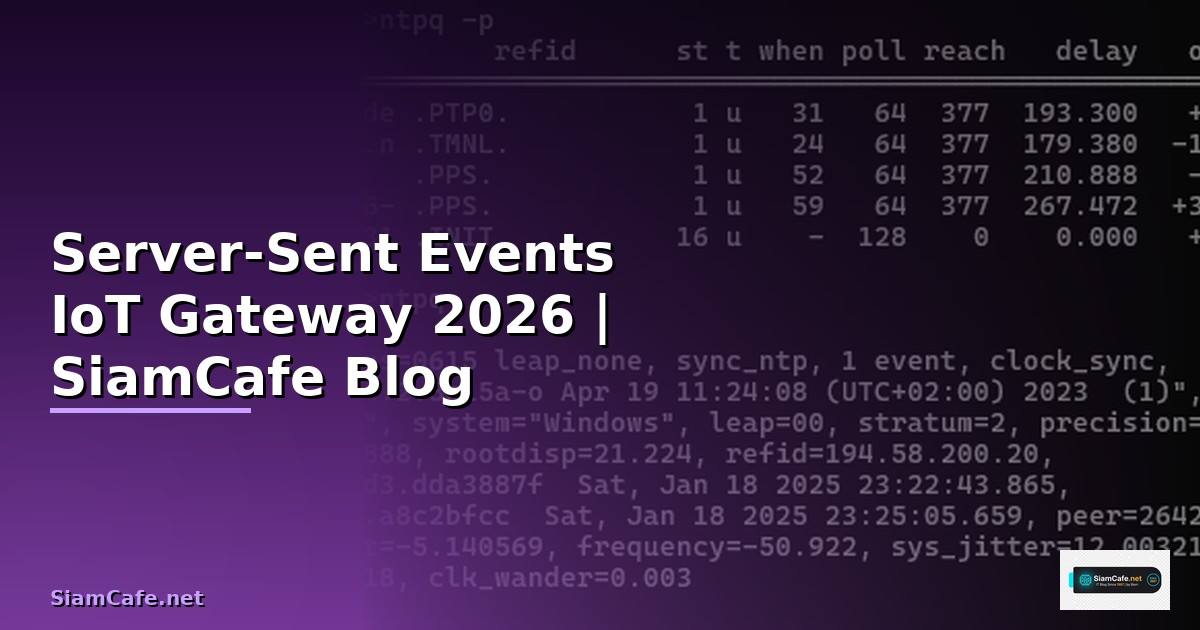 Server-Sent Events IoT Gateway