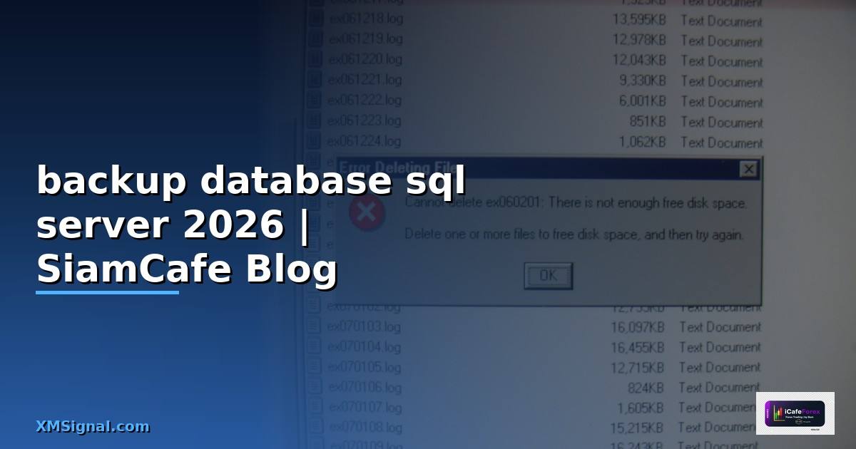 Backup Database SQL Server —