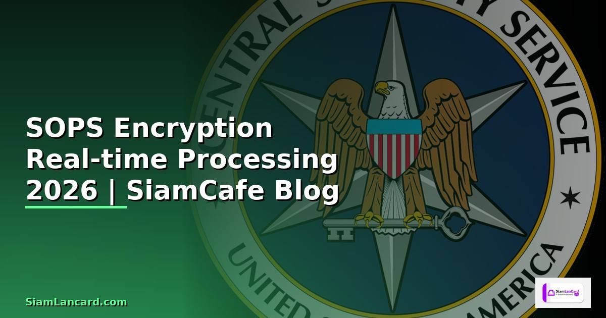 SOPS Encryption Real-time Processing