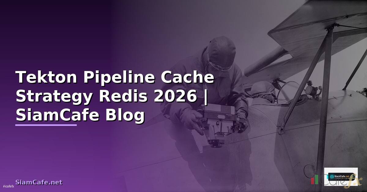 Tekton Pipeline Cache Strategy Redis — คู่มือฉบับสมบูรณ์ 2026