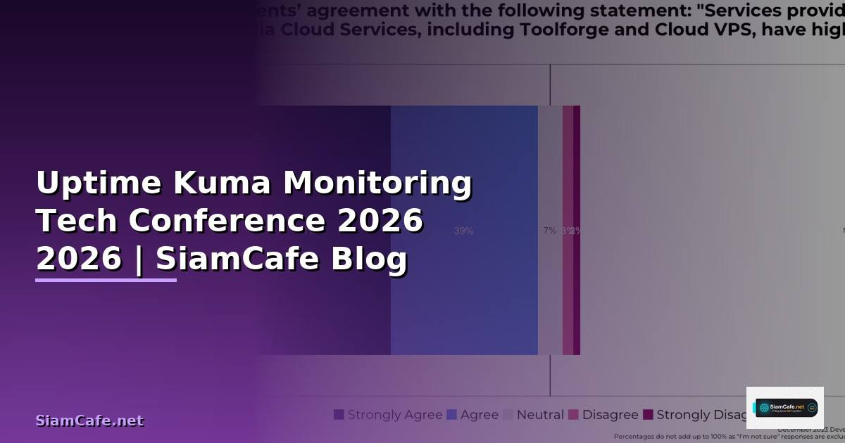 Uptime Kuma Monitoring Tech Conference 2026