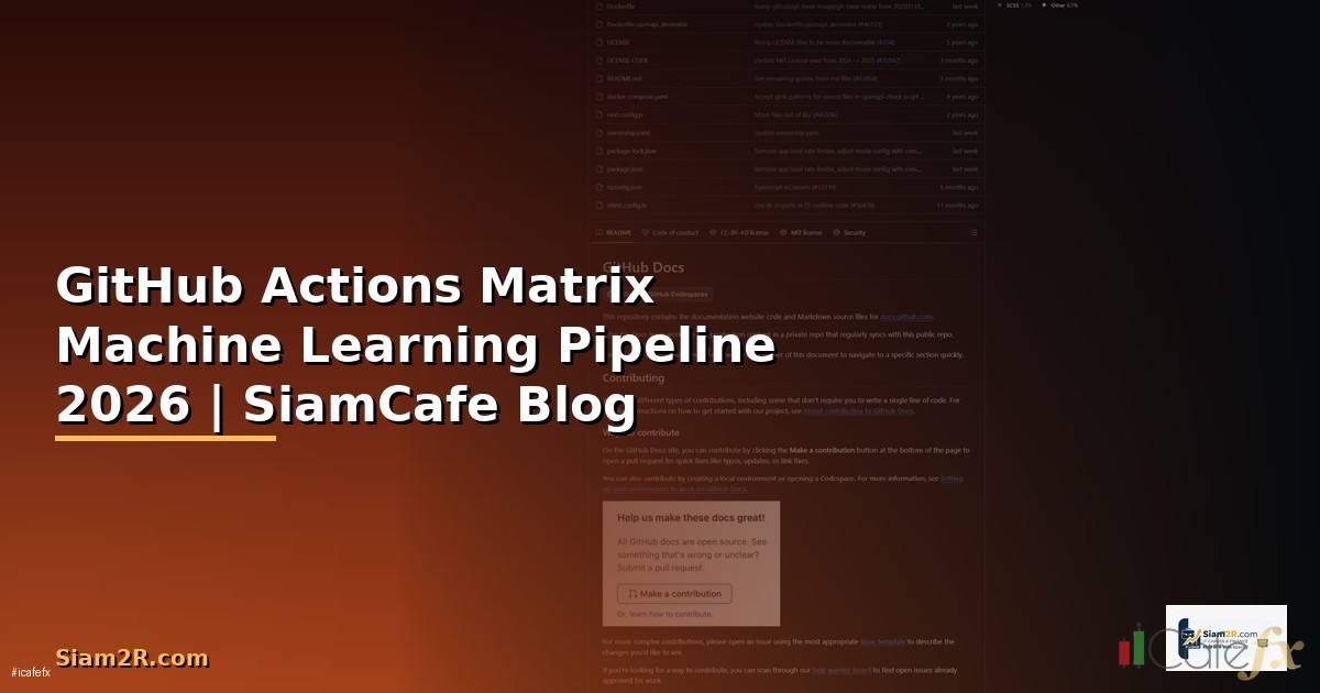 GitHub Actions Matrix Machine Learning Pipeline