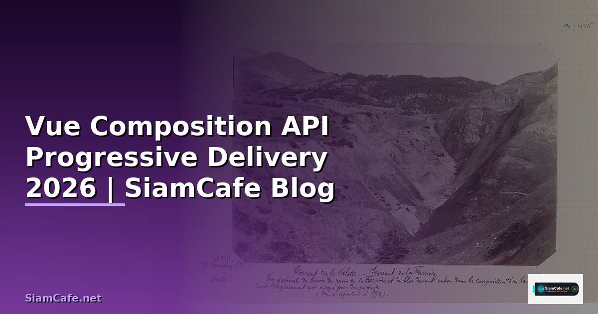 Vue Composition API Progressive Delivery — คู่มือฉบับสมบูรณ์ 2026
