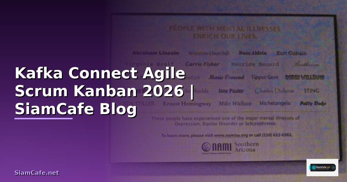 Kafka Connect Agile Scrum Kanban